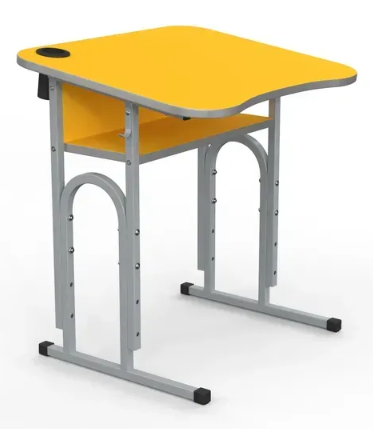 Стіл учнівський 05 №4-6/700х500 нахил МФ Вересень